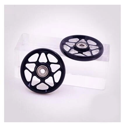 4 шт. 19 мм алюминиевые ролики направляющий ролик с подшипниками Винт Гайка Запасные части для Tamiya Mini 4WD модель автомобиля - Цвет: G