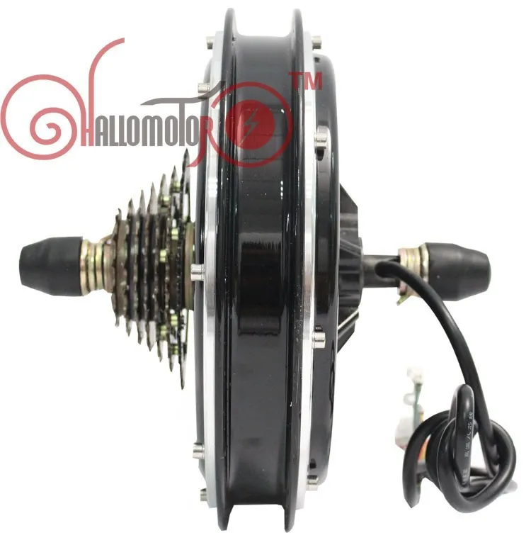 Sale RisunMotor Electric Bicycle Hub Motor 36V 48V 1500W Ebike Rear Wheel 145mm Brushless Gearless 7 Speed For Conversion Motor Kits 8