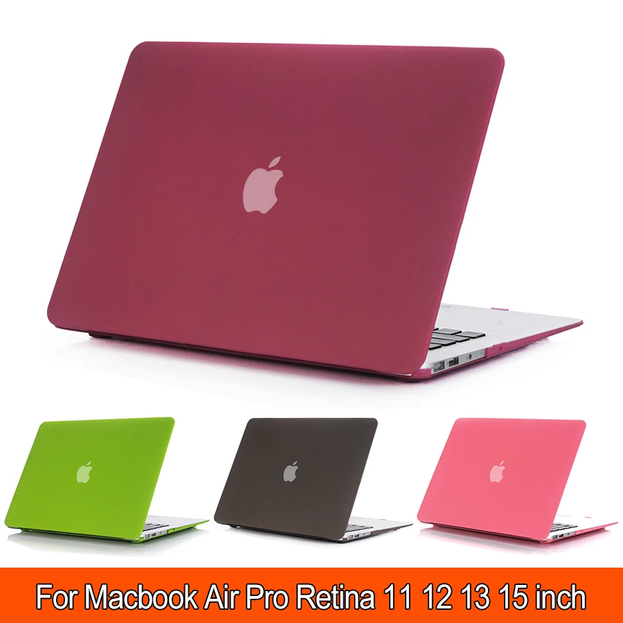 

Scrub Shell For Macbook air 13 case Hard Case For Apple Macbook Pro 13 Air 11 13 15 Retina laptop bag For Macbook Pro 13 case