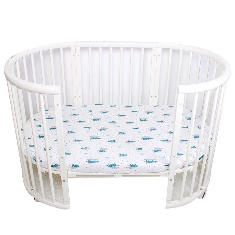 2019 New 100% Cotton Fitted Crib Sheets Baby Crib Sheets Portable Bed Sheets Soft Baby Bed Mattress Cover Baby Bedding 2019 New 100% Cotton Fitted Crib Sheets Baby Crib Sheets Portable Bed Sheets Soft Baby Bed Mattress Cover Baby Bedding