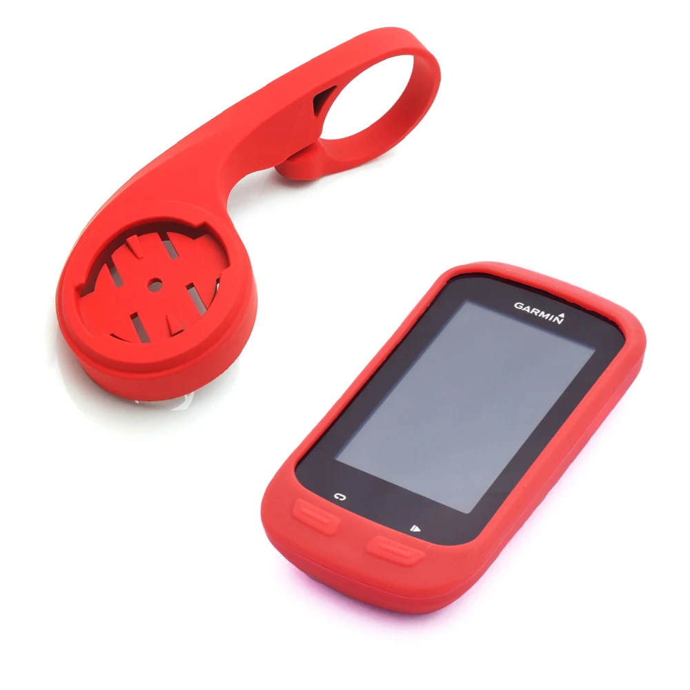 31.8mm Bicycle Cycling Computer Handlebar QuickView Red Mount + Red Protect Rubber Case for Garmin edge 1000/Edge Explore 1000 31.8mm Bicycle Cycling Computer Handlebar QuickView Red Mount + Red Protect Rubber Case for Garmin edge 1000/Edge Explore 1000