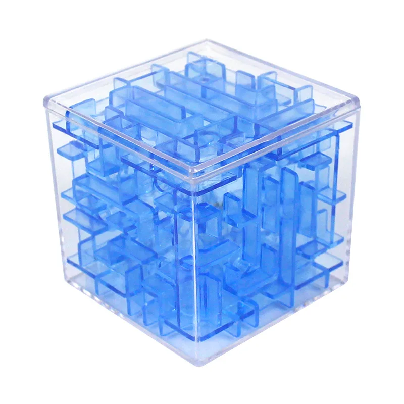 3D Cube Puzzle labyrinthe jeu de balle en acier boîte de jouets amusant jeu de cerveau jouets pour enfants Intelligent améliorer mains sur/équilibre capacité