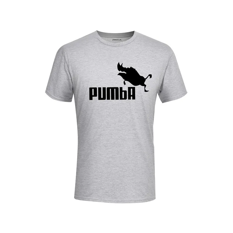 

JOOJK 2018 funny tee cute t shirts homme Pumba men short sleeves cotton tops cool t shirt summer jersey costume Fashion t-shirt
