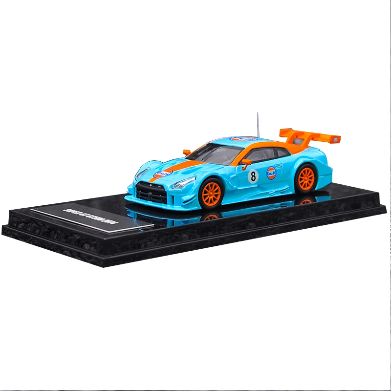 Оригинальная фабрика 1:64 Niss фотомагнитола R35 GT3 GT500 игрушечные автомобили из