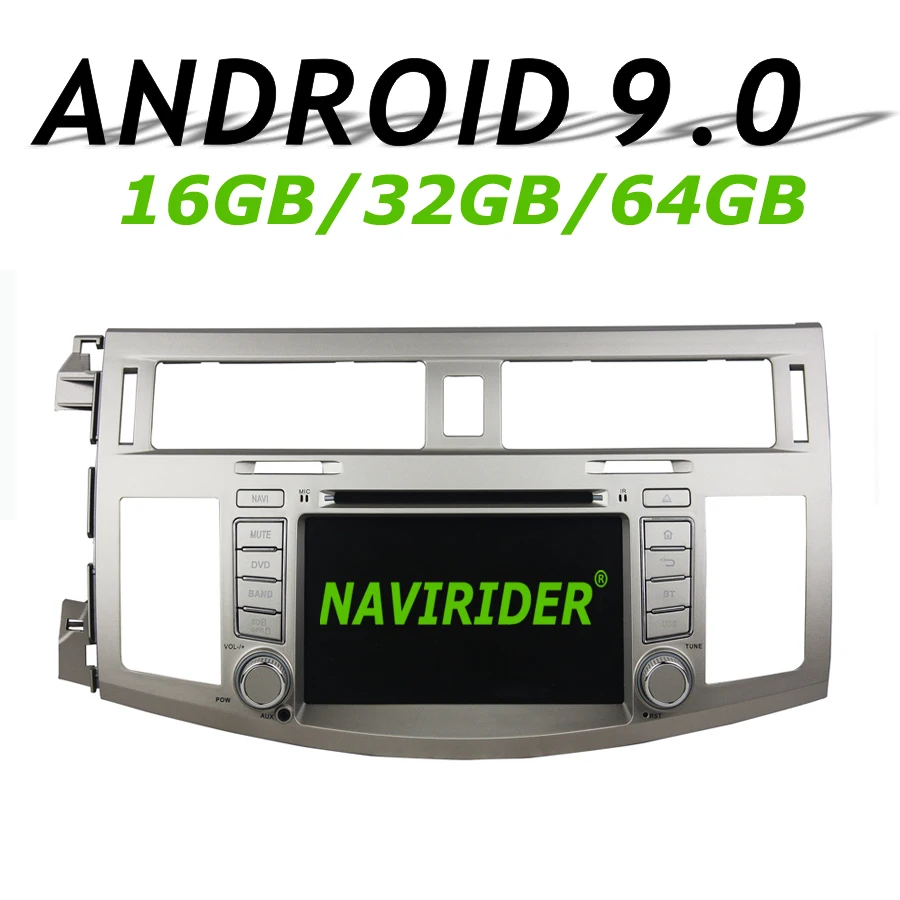 

High configuration Octa Core Android 9.0 Car GPS Multimedia For TOYOTA Avalon 2008-2010 Car Radio bluetooth 64GB large memory
