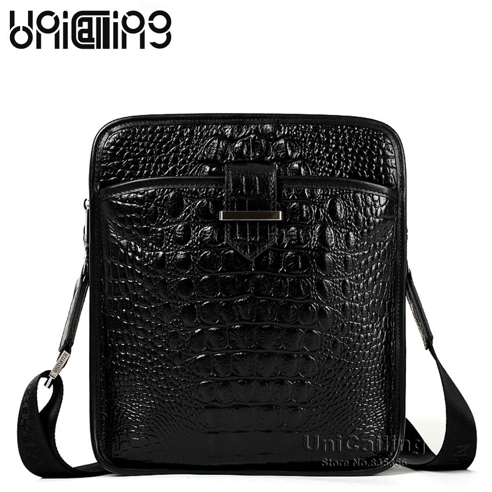 Unicalling quality cowhide genuine leather 100% Gurantee men fashion casual business shoulder bag real skin men messenger bag Unicalling quality cowhide genuine leather 100% Gurantee men fashion casual business shoulder bag real skin men messenger bag