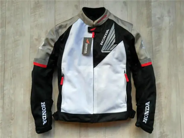 

Motorcycle locomotive riding suit racing suit cotton sweater casual fall season coat mesh oxford jacket