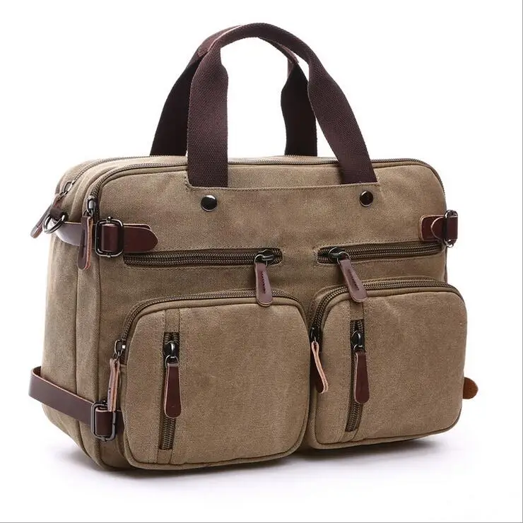  New men's handbags multi-function men crossbody bag men messenger bags canvas shoulder bags