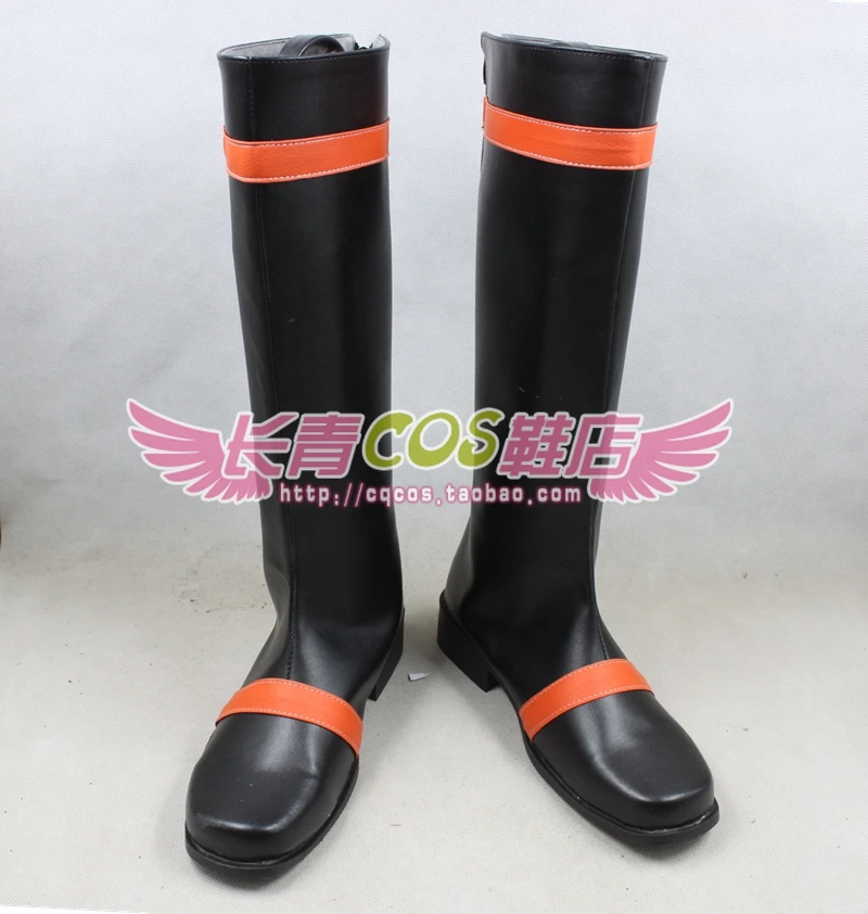 

Ys: Felghana no Chikai Chester.Stoddart Black Cosplay Shoes Boots C006