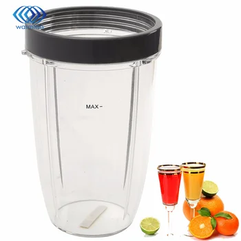 

24Oz Plastic Grey Transparent Replacement Cup With Lid For Nutribullet For Nutri For Bullet Blender Juicer Parts