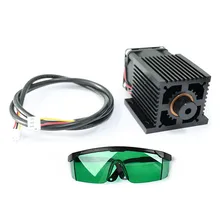 5.5W Laser Head Blue Light Module Diode For CNC DIY Engraving Cutting Machine 450nm Focus Power DC 12V with Protective Glasses 5.5W Laser Head Blue Light Module Diode For CNC DIY Engraving Cutting Machine 450nm Focus Power DC 12V with Protective Glasses