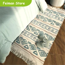 70X160 см горячие продажи хлопковые ковры для гостиной детская спальня ковры для чистки ковров, для дома пол дверь подстилка-кровать рядом области коврики