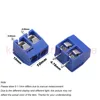 5PCS/Lot KF301-5.0-2P KF301-3P KF301-4P Pitch 5.0mm Straight Pin 2P 3P 4P Screw PCB Terminal Block Connector ► Photo 2/6