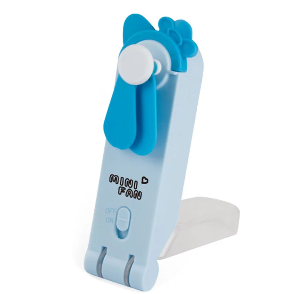 

Cute Mini Cooling Fan USB Mini Fan Home Variable Speed Fan Travel Outdoor ABS Foldable Fan Folding Fan Cartoon Desktop Fan