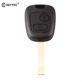 

KEYYOU 20X 2 Button Remote Car Key Case Shell Fob For Citroen C1 C2 C3 / Pluriel C4 C5 C8 / Xsara Picasso VA2 Blade