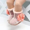 Осенняя модная нескользящая обувь из искусственной кожи на мягкой подошве для маленьких мальчиков и девочек Первые ходунки для новорожденных 0-18 месяцев