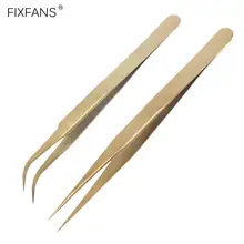 Электроника промышленные пинцеты антистатические изогнутые прямой наконечник точность нержавеющая сталь пинцет-плоскогубцы телефон ремонт ручные инструменты