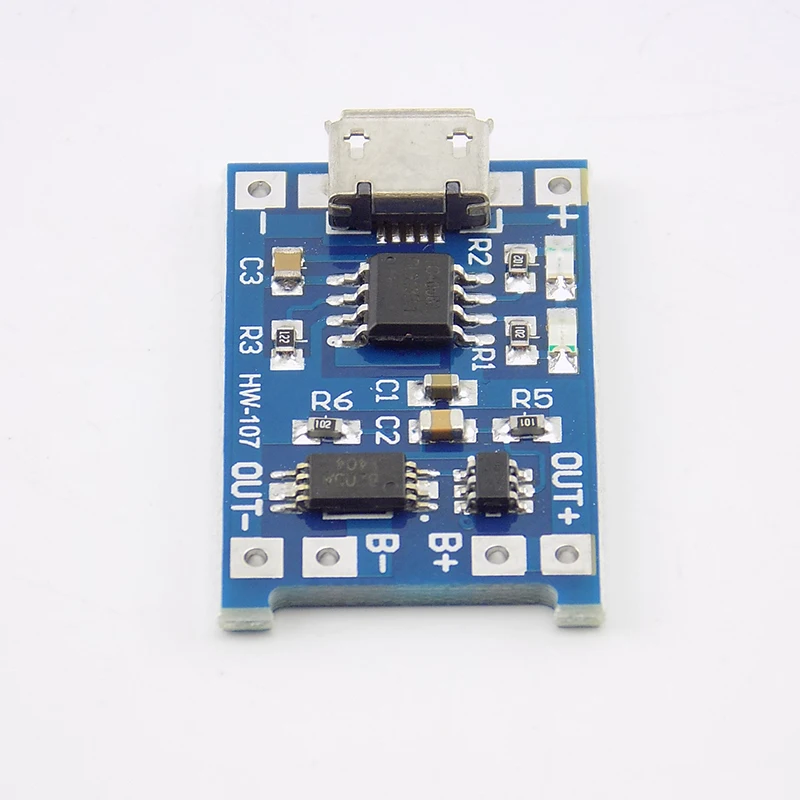 Модуль зарядного устройства для литиевой батареи DC 5 в 1 а Micro USB 18650 с защитным