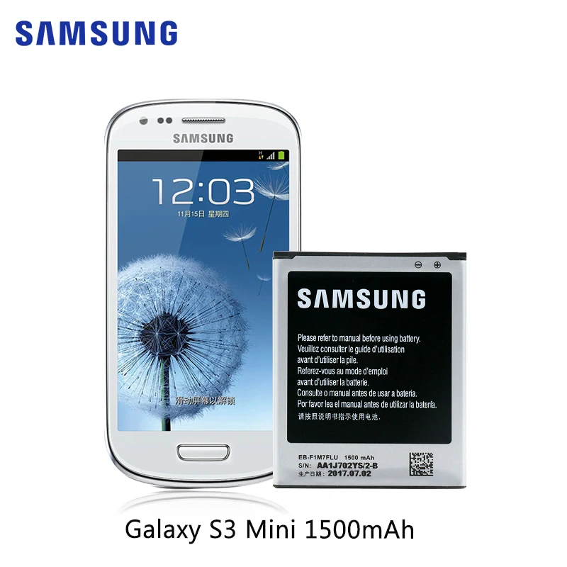 Original New Samsung Battery For Samsung Galaxy S3 Mini i8190 i8200 EB