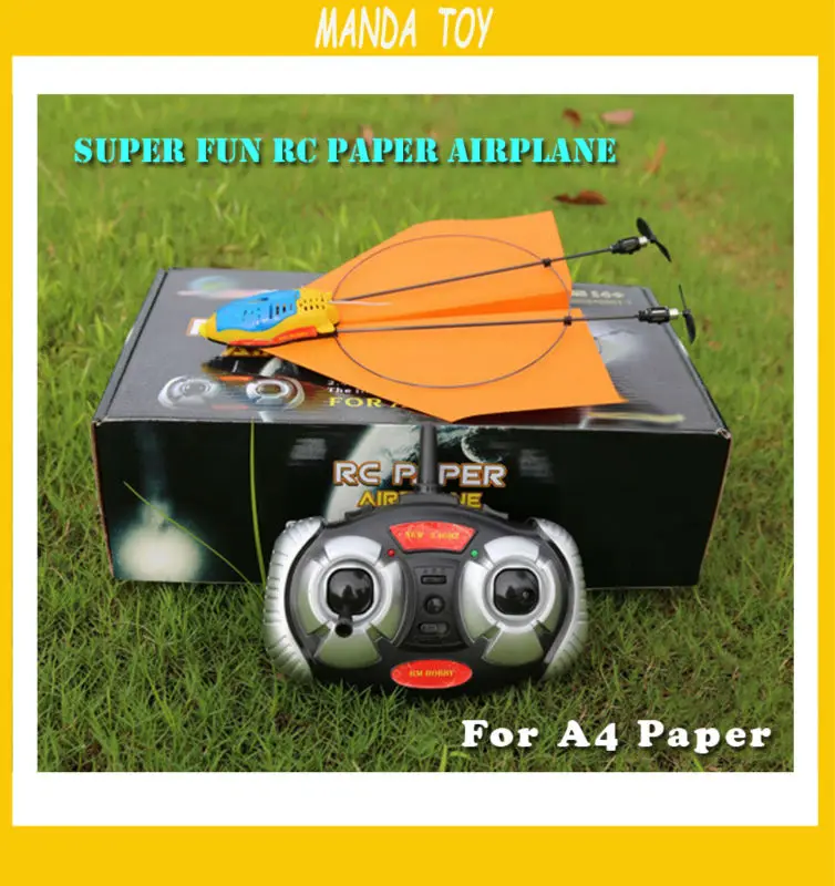 2018 new hot sale HM830 Remote control paper airplane Easy RC Folding