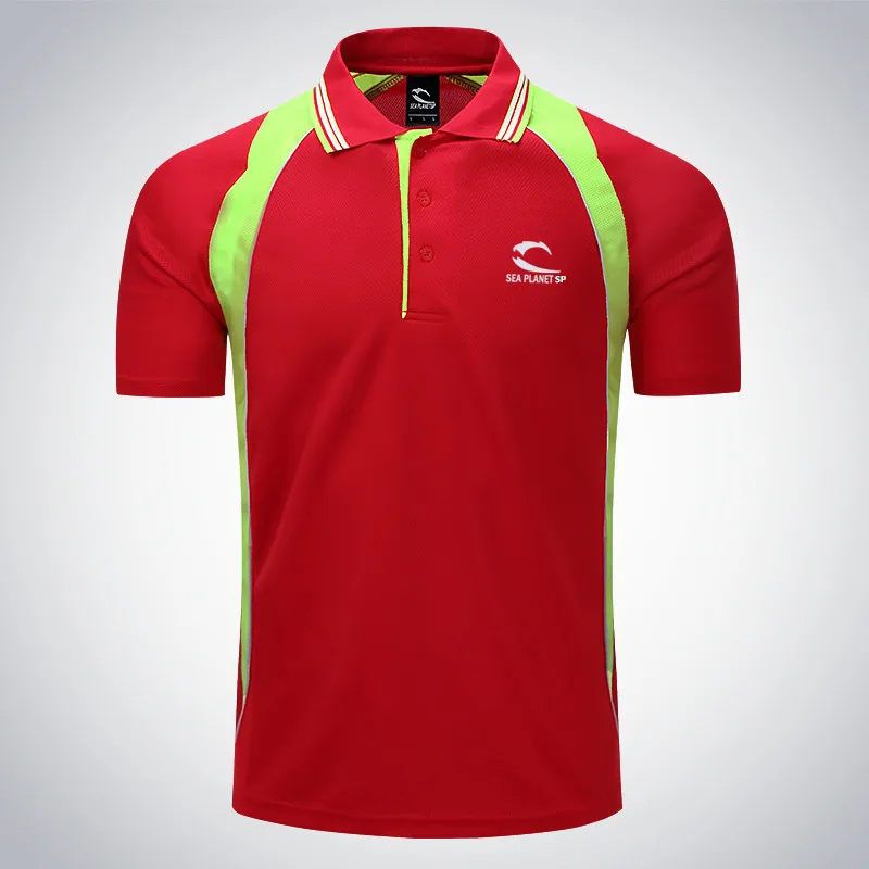 Ropa de tenis para hombre, Fitness, correr, correr, deportes al aire libre, entrenamiento, bádminton, camiseta de secado rápido, ropa de tenis de mesa de manga corta