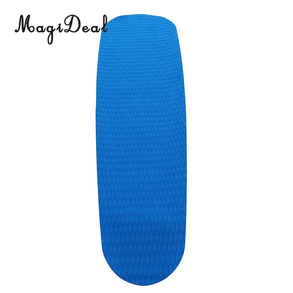 1 Piece Anti-slip EVA Surfing Surfboard Traction Anti-Slip Pad Deck Grip Tail Pad Gray/Blue Water Sports for Skimboard Bodyboard