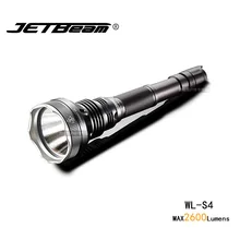 Original Jetbeam WL-S4 Hunting Light Cree MTG2 Led Flashlight 2600 Lumens 18650 Battery For Searching Hunting Hiking