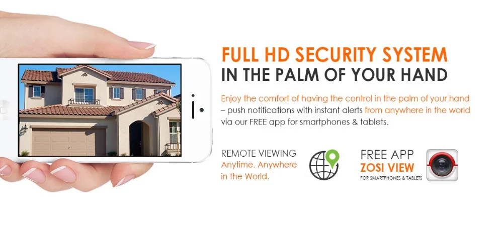 ZOSI 8CH камера безопасности Система HD-TVI 720P видео DVR рекордер с 4x HD 1280TVL 720P Крытый Открытый всепогодный CCTV камера s