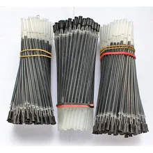 100 шт./лот 0,5 мм автоматический роликовый шар Stylo Bille Stander Recharge De Plomb Noir/Red skolaires de Bureau refill Student