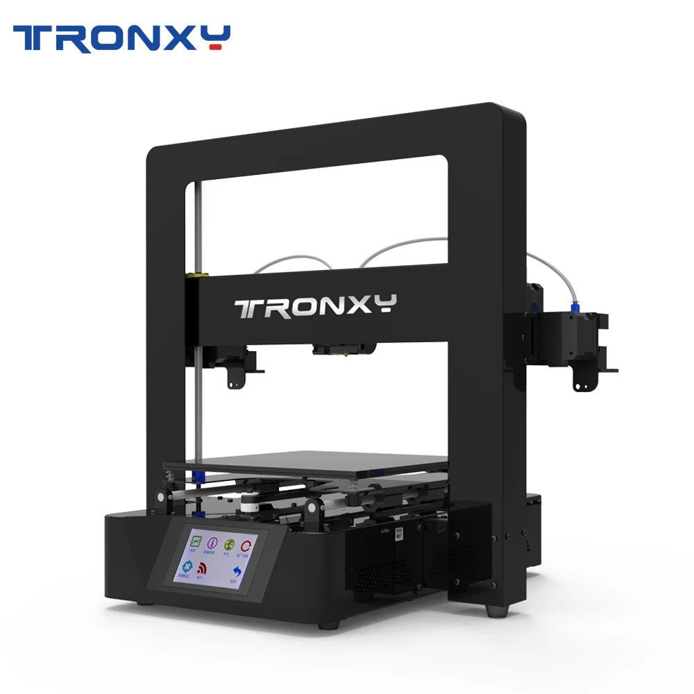 Tronxy 3d принтер X6-2E настольный 3D машина решетки стекла двухцветная печать