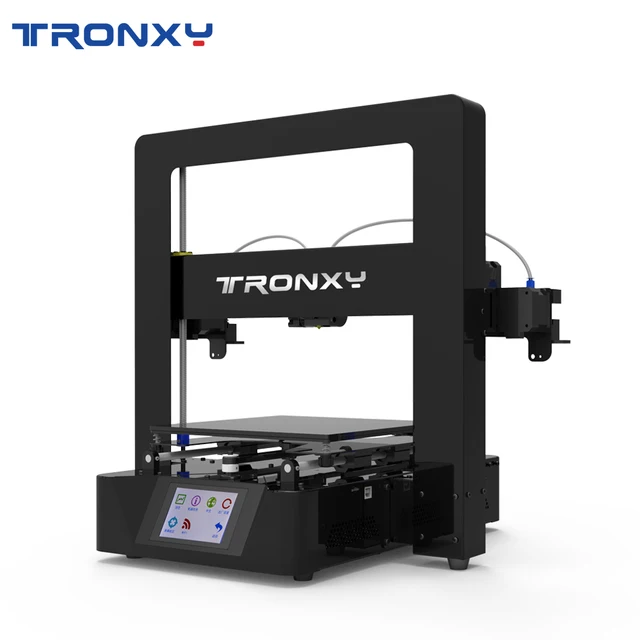 Best Offers Tronxy 3D Printer X6-2E Desktop 3D Machine Lattice Glass Dual Color Printing