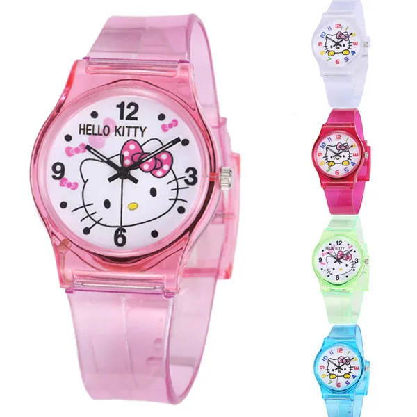 Mouse Sports Kids Watches Hello Kitty Children Cartoon Wristwatch Silicone 50M W Mouse Sports Kids Watches Hello Kitty Children Cartoon Wristwatch Silicone 50M W