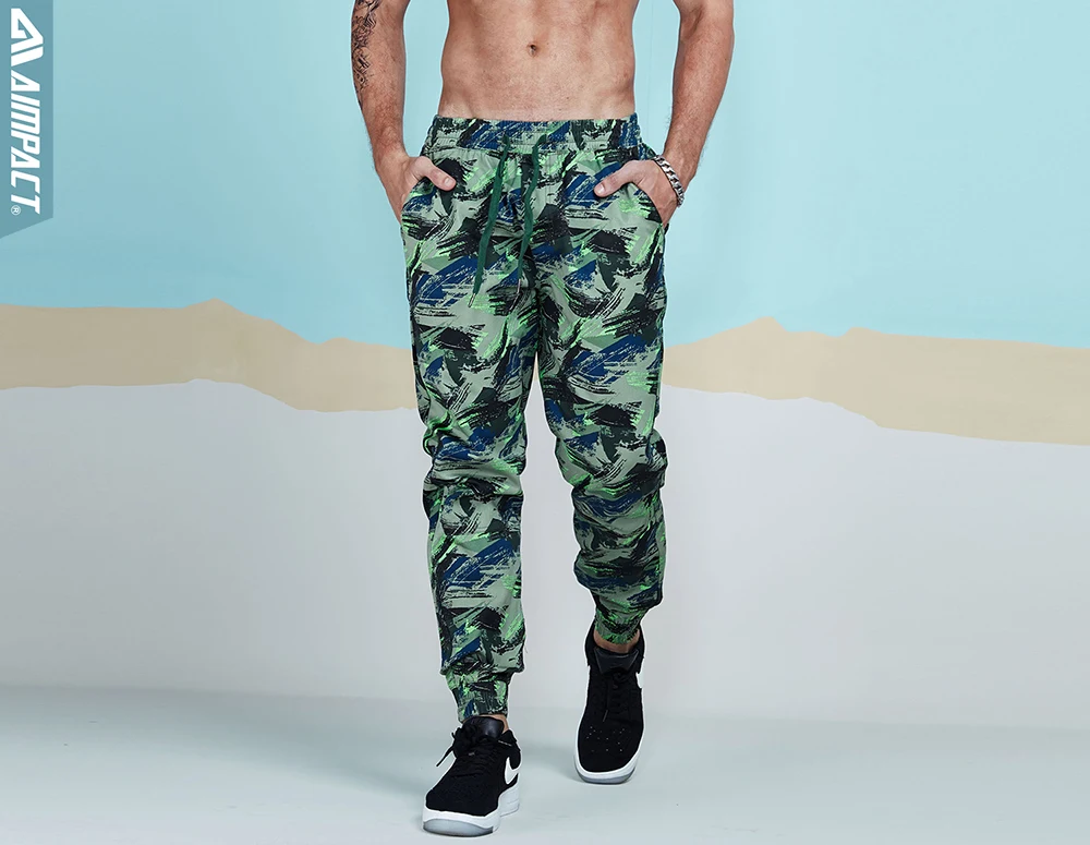 Aimpact 2018 Spring Men Casual Fashion Camo Jogger Pant Man Cotton Fitted Trace Twill Pant Male Straight Tapered Trousers AM5011 (9)