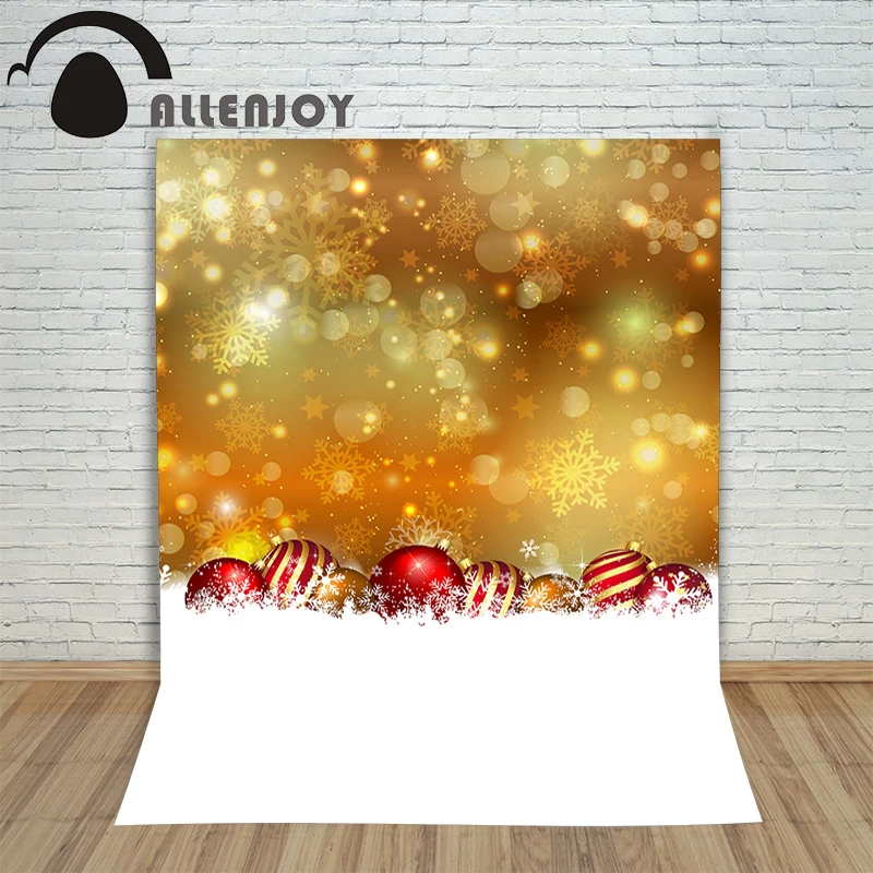 Allenjoy photography backdrops abstract circle snow bokeh holiday Digital Printing photo props profession christmas backgrounds |