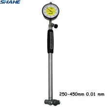 250-450 мм Циферблат диаметр отверстия манометр измерительный манометр 0,01 мм 5306-450