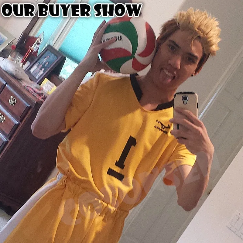 COSPLAYONSEN Haikyuu! Johzenji High Captain Yuuji Terushima костюмная куртка для косплея костюм всех размеров