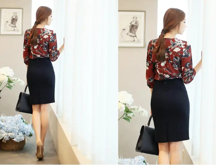 Новая модная женская юбка с высокой талией юбка-карандаш Женская Плюс Размер юбка средней длины юбки женские Saias SK301