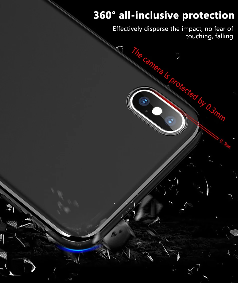 !ACCEZZ Magnetic Soft TPU Ultra Thin Full Protective Back Cover Case For Apple iPhone XXSXRXS MAX Matte Fundas Shell Coque (8)