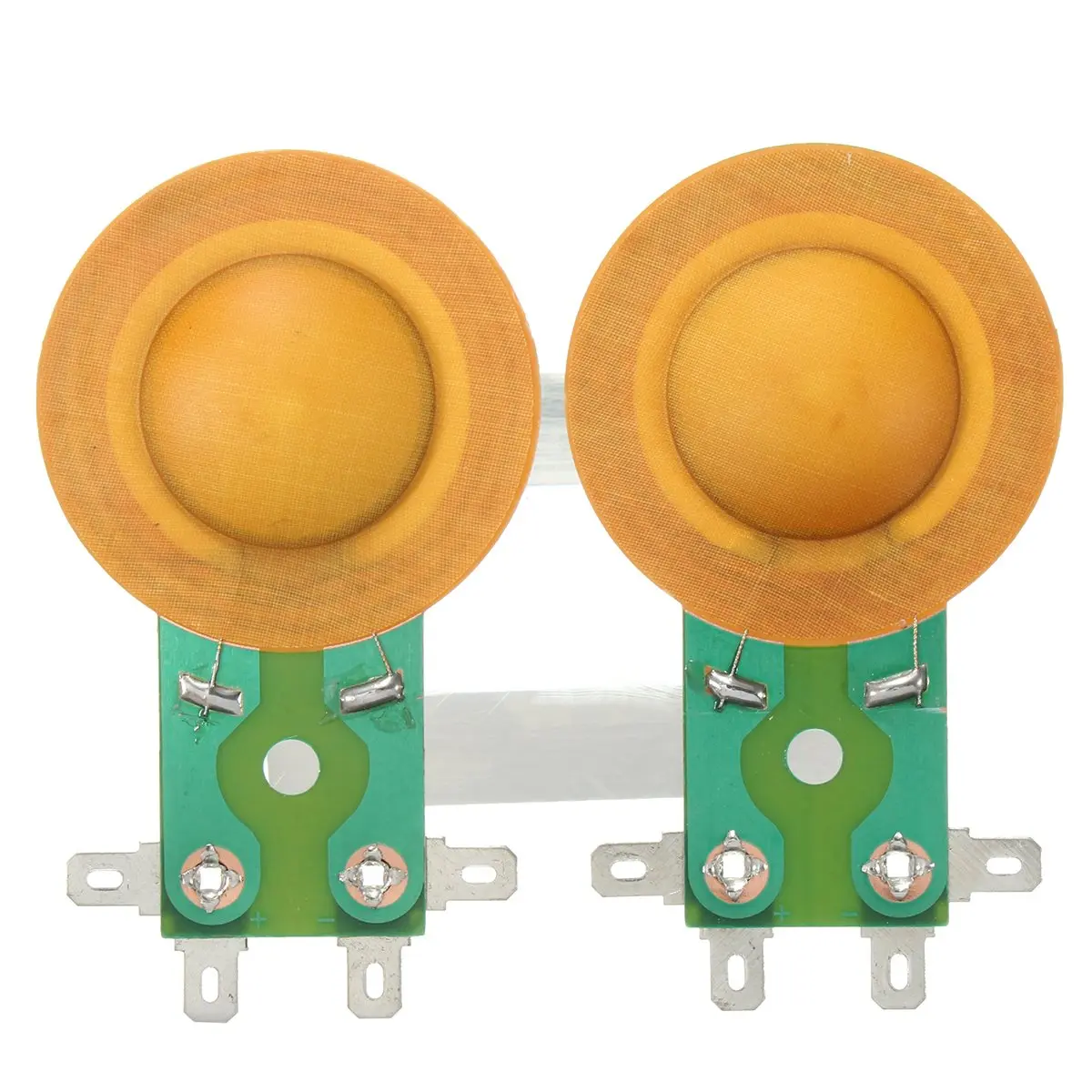 

LEORY New 2pcs 25.5mm Horn Treble Film Resin Membrane Drive Head Tweeter Voice Coil