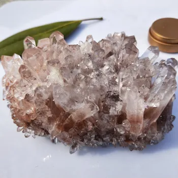 

300-700g Natural Red crystal cluster Raw Energy Gemstone Hair Quartz Stone Healing Treatment for Handicraft home Decorating