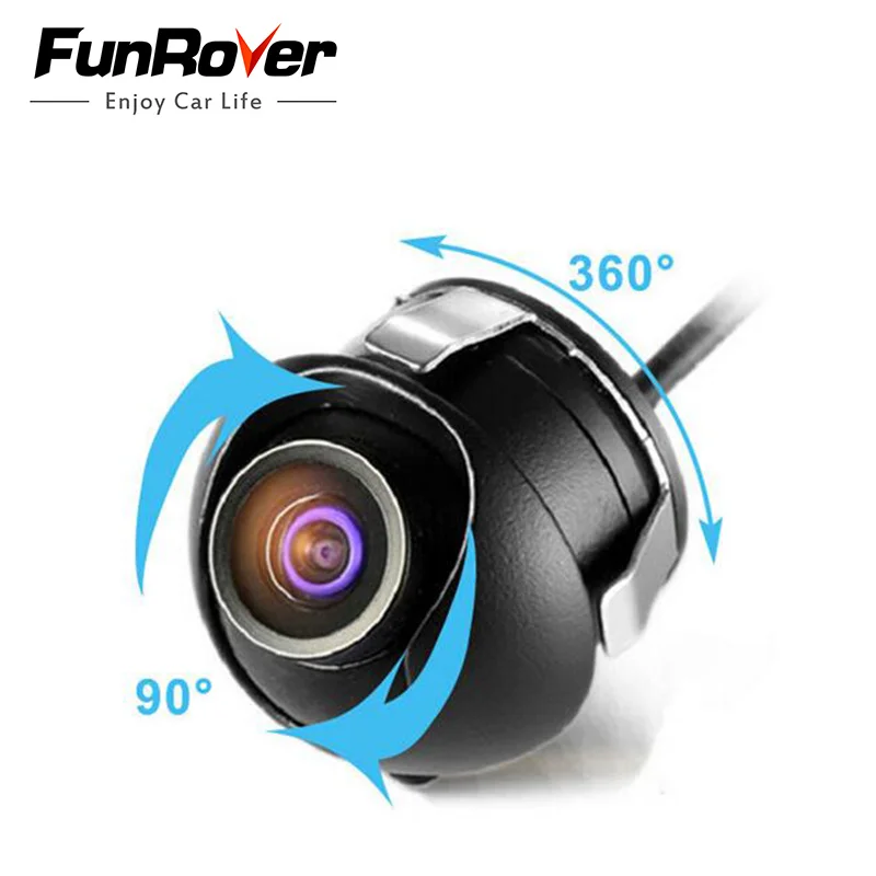 360°CCD HD Wide-angle Backup Parking Camera Wireless Transmitter Receiver RCA