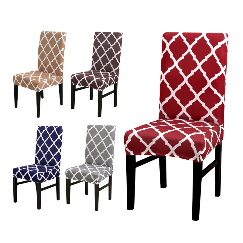 أنماط هندسية القابلة للإزالة غطاء مقعد تمتد مرونة الأغلفة مطعم لحفلات الزفاف مأدبة للطي فندق غطاء مقعد جي