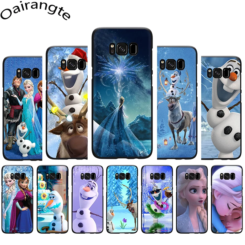 

Frozen soft phone case for Samsung Galaxy S6 S7 Edge S8 S9 S10 Plus S10e Note 8 9 M10 M20 M30