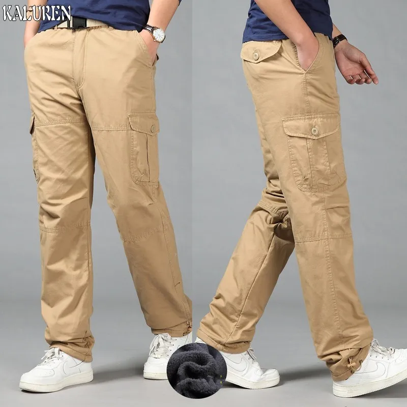 TOP Plus size big size 6XL Fashion Military Cargo Pants Men Loose Baggy