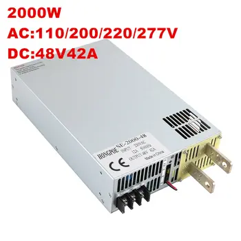 

2000W 41A 48V Power Supply 48V Transformer 0-5V Analog Signal Control 0-48V Adjustable Power Supply 48V 41A SE-2000-48