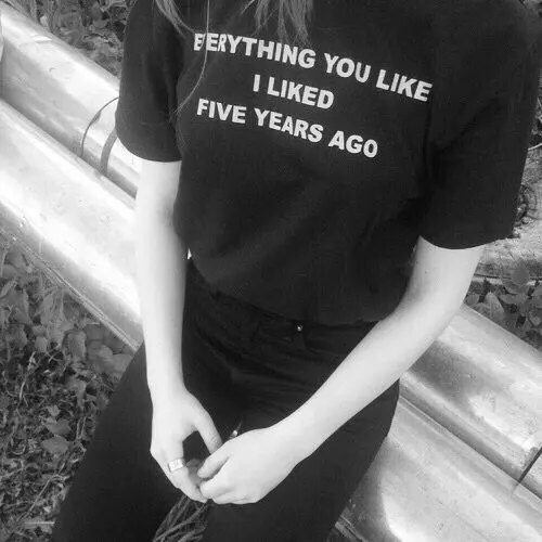 everything you like i liked five years ago women men t shirt letter where would you like to be in five years