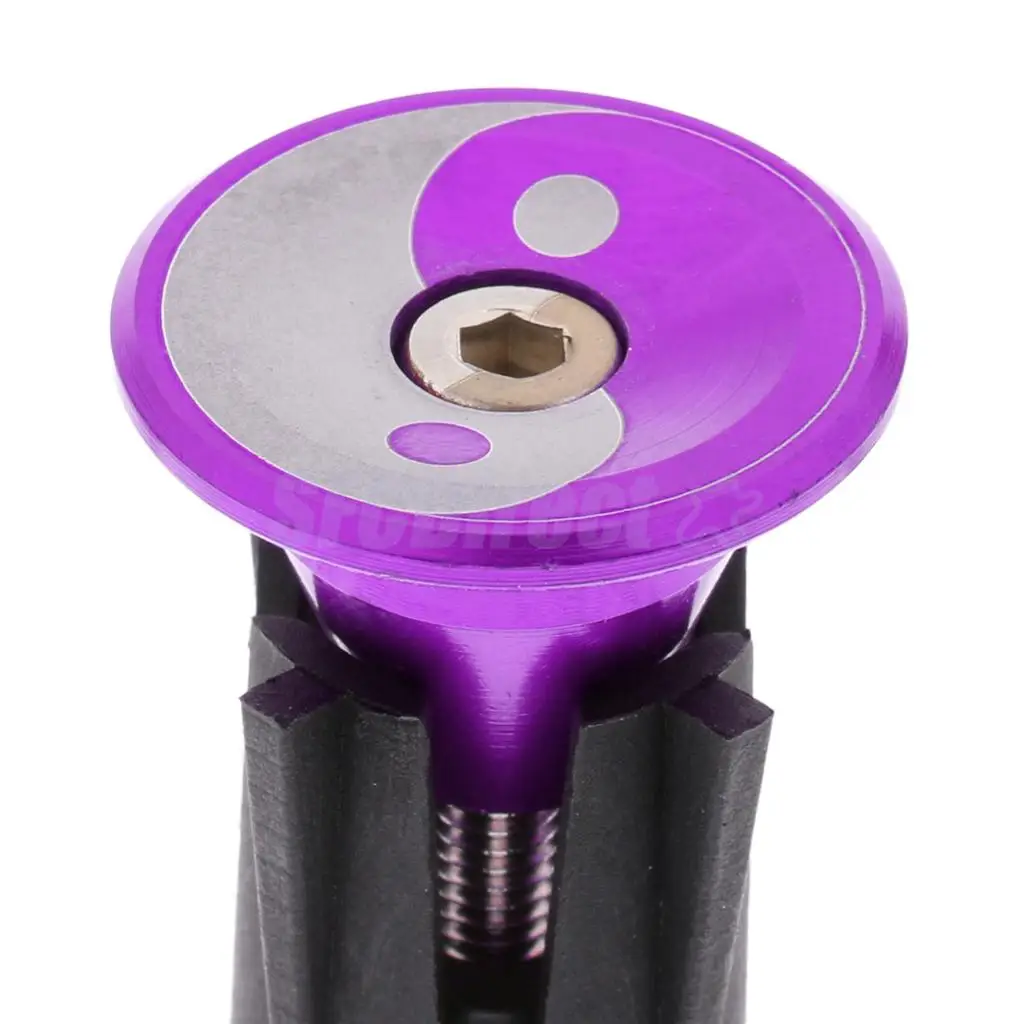 1 Pair Aluminum Alloy Bike Handlebar End Plugs Mountain Road Bicycle Cycling Handle Bar Grips Caps Stoppers 