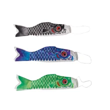 3 шт. рыбный змей флаг с изображением карпа Koinobori Windsock Японский ветер носок Висячие садовые подвесные материалы для декорирования сада