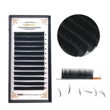 magic Lashes one case Individual Soft Black Lashes Fake Silk Tools Faux natural.Lashes Eyelashes Handmade .blooming eyelash