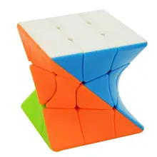 New arrivals Zcube Fangge 3x3 Torsion Magic Cube Coloful Twisted Cube Puzzle Toy for Challange